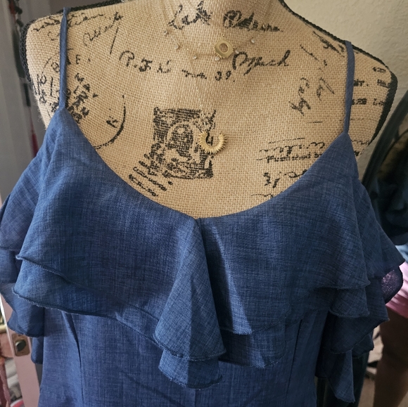 Jumpsuit, ruffled, wide leg - Picture 6 of 6